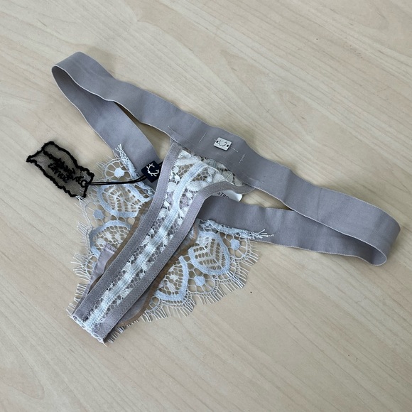 For Love & Lemons SKIVVIES Penelope Lace Thong - Picture 7 of 9